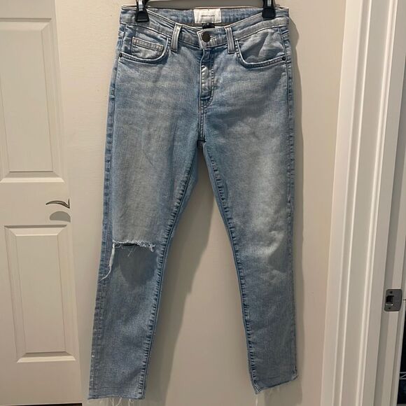 Current/ Elliott The Highwaisted Stilletto light washed Jeans Size 27 - Picture 1 of 9